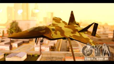 F-22 Raptor Desert Camouflage para GTA San Andreas