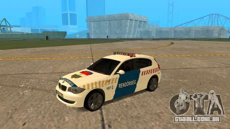 BMW 120i E87 Polícia húngara para GTA San Andreas
