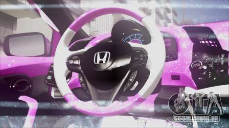 Honda CRZ Hybird Pink Cute para GTA San Andreas