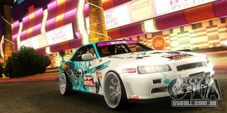 Nissan Skyline ER34 GT-SHOP para GTA San Andreas