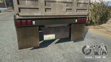 LC VC License plate para GTA 5