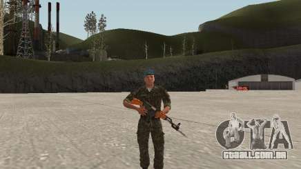 O airborne soldado da Ucrânia para GTA San Andreas