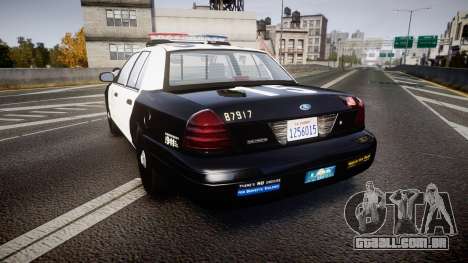 Ford Crown Victoria 2011 LAPD [ELS] rims2 para GTA 4