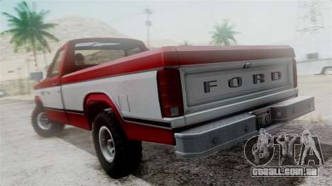 Ford F-150 Ranger 1984 para GTA San Andreas