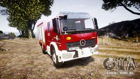 Mercedes-Benz Atego 1530 Firetruck [ELS] para GTA 4