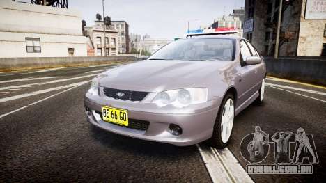 Ford Falcon XR8 Unmarked Police [ELS] para GTA 4