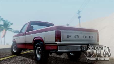 Ford F-150 Ranger 1984 para GTA San Andreas