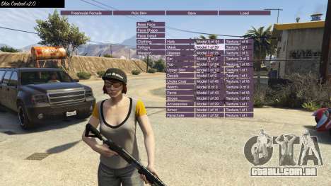 Skin Control 2.0 para GTA 5