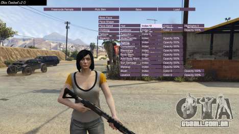 Skin Control 2.0 para GTA 5