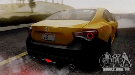 Toyota GT86 PJ para GTA San Andreas