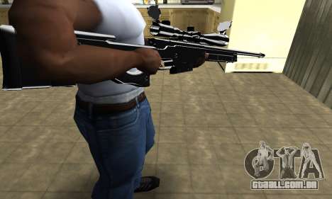 Full Black Sniper Rifle para GTA San Andreas