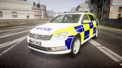 Volkswagen Passat B7 North West Police [ELS] para GTA 4
