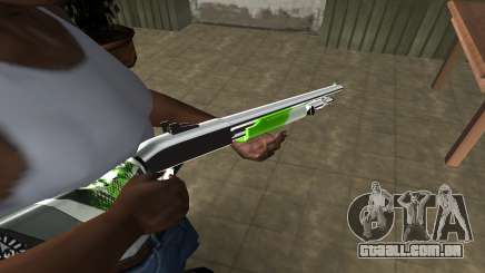 Green Lines Shotgun para GTA San Andreas