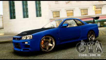 Nissan Skyline GT-R (BNR34) Tuned para GTA San Andreas