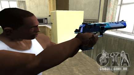 Blue Lines Deagle para GTA San Andreas