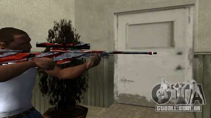 Red Flag Sniper Rifle para GTA San Andreas