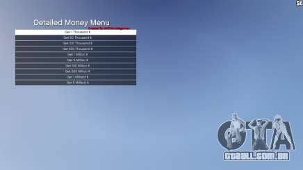 Detailed Money Menu para GTA 5