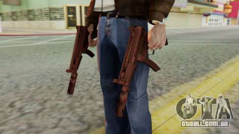 MP5K Silenced SA Style para GTA San Andreas