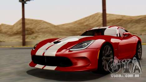 Dodge Viper SRT GTS 2013 HQLM (MQ PJ) para GTA San Andreas