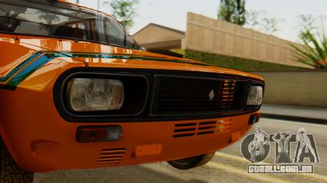 Renault 12 Gordini para GTA San Andreas