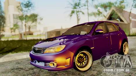 Subaru Impreza WRX STI 2008 para GTA San Andreas