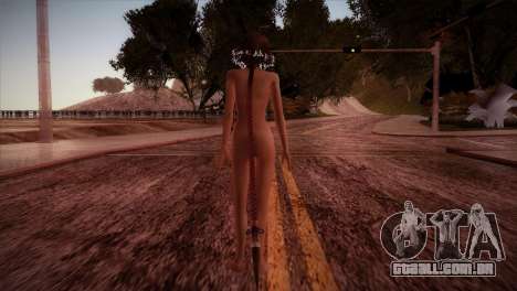 Fantasy X-2 Naked Yuna para GTA San Andreas