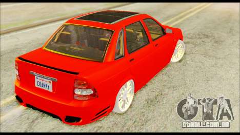 Lada Priora Porsche Customs para GTA San Andreas