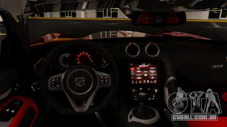 Dodge Viper SRT GTS 2013 HQLM (MQ PJ) para GTA San Andreas