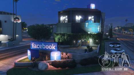 Construção de rede social Facebook para GTA 5