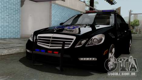 Mercedes-Benz E63 AMG Police Edition para GTA San Andreas