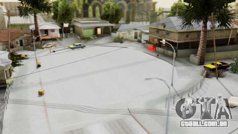 Winter Grove Street para GTA San Andreas