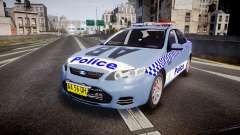 Ford Falcon FG XR6 Turbo NSW Police [ELS] v2.0 para GTA 4