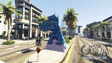 Estátua Do Dragão Ilusion para GTA 5