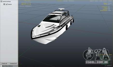 Melhorou barco Suntrap para GTA 5