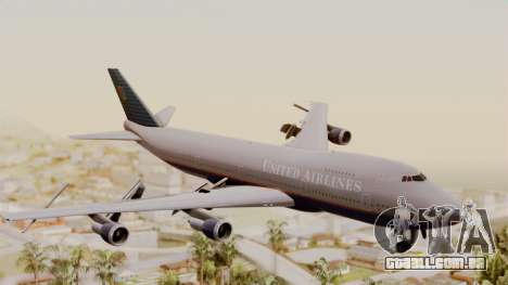 Boeing 747 United Airlines para GTA San Andreas