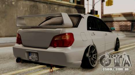 Subaru Impreza WRX STI HQ para GTA San Andreas