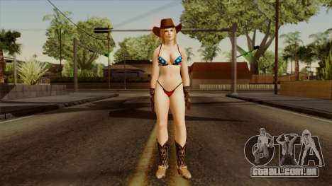 Dead or Alive 5 Tina Cowgirl Outfit para GTA San Andreas