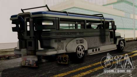 Milwaukee Motors Custom Jeepney para GTA San Andreas