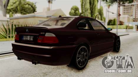 BMW M3 E46 2005 Stock para GTA San Andreas