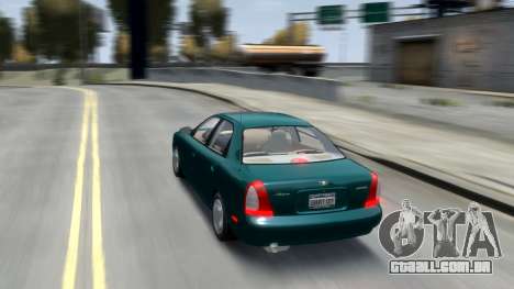 Daewoo Nubira I Sedan SX USA 1999 para GTA 4