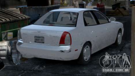 Daewoo Nubira I Sedan SX USA 1999 para GTA 4