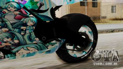 Bati Motorcycle Hatsune Miku Itasha para GTA San Andreas