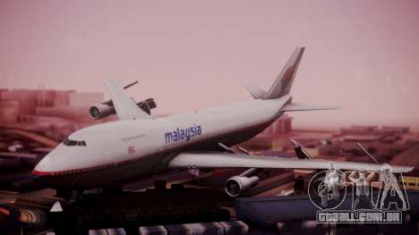Boeing 747-200 Malaysia Airlines para GTA San Andreas