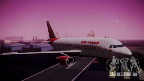 Airbus A319-100 Air India para GTA San Andreas