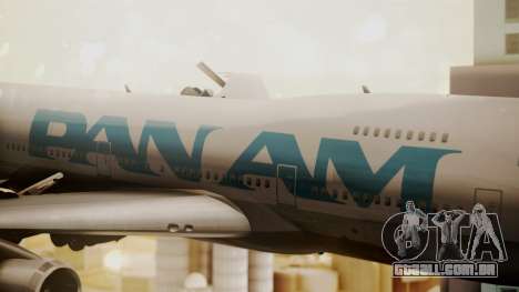 Boeing 747-100 Pan Am Clipper Juan T. Trippe para GTA San Andreas