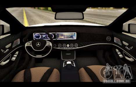 Mercedes Benz S63 W222 Itens De Qualidade para GTA San Andreas