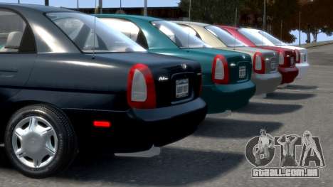 Daewoo Nubira I Sedan SX USA 1999 para GTA 4