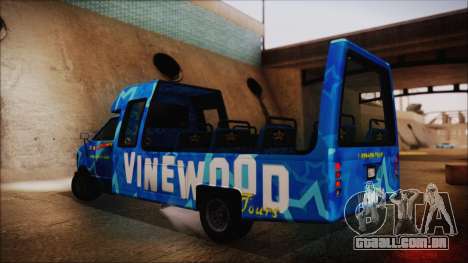 Vinewood VIP Star Tour Bus (Fixed) para GTA San Andreas