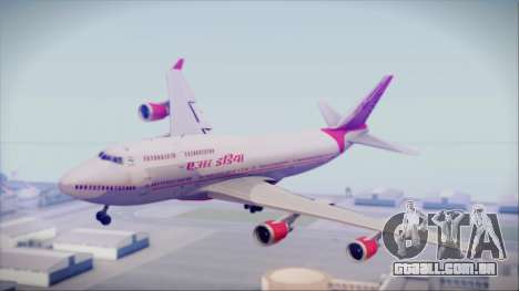 Boeing 747-437 Air India Tanjore Old Skin para GTA San Andreas