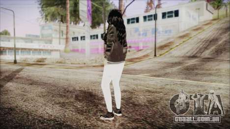 Home Girl White Pants para GTA San Andreas